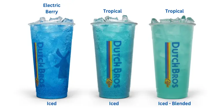 Dutch Bros Blue Rebel Energy Drinks
