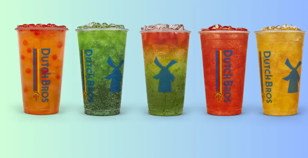 Dutch bros Rebel Menu